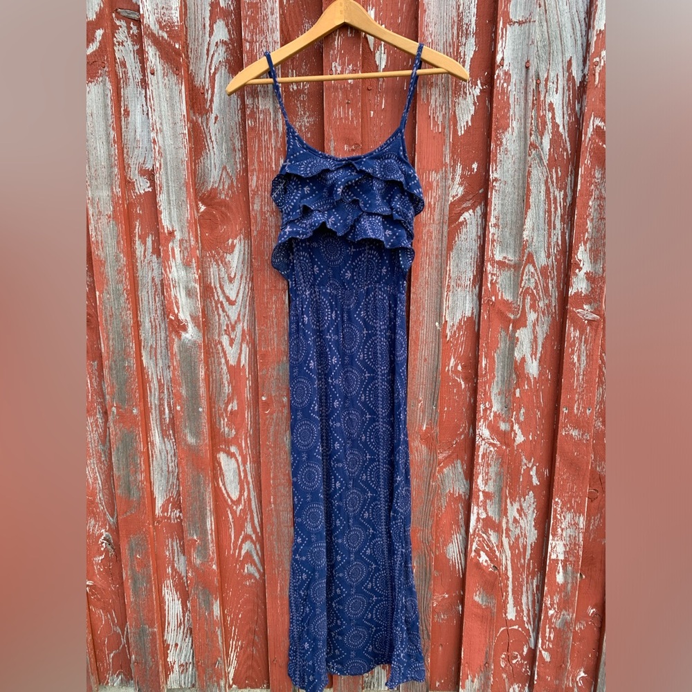 Women’s George elastic waist, spaghetti strep  maxi dress by George, size Small